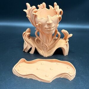 3D‎ Printed VICTORIA Planter Vase for Indoor's With Drainage Hole + Water Tray